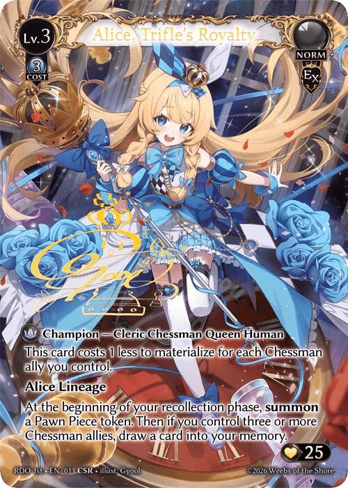 Alice, Trifle's Royalty (CSR) (11) [Radiant Origins]