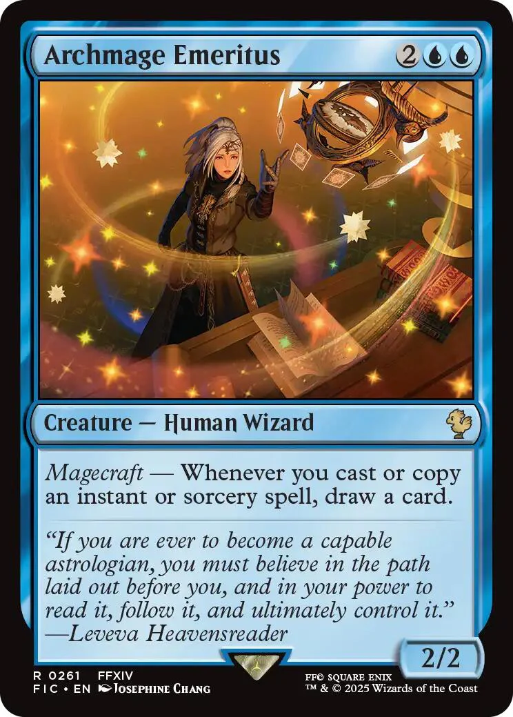 Archmage Emeritus (Surge Foil) [FINAL FANTASY Commander]