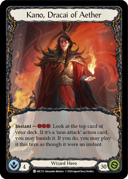 Azalea // Kano, Dracai of Aether [U-ARC039 // U-ARC113] (Arcane Rising Unlimited) - Image 2
