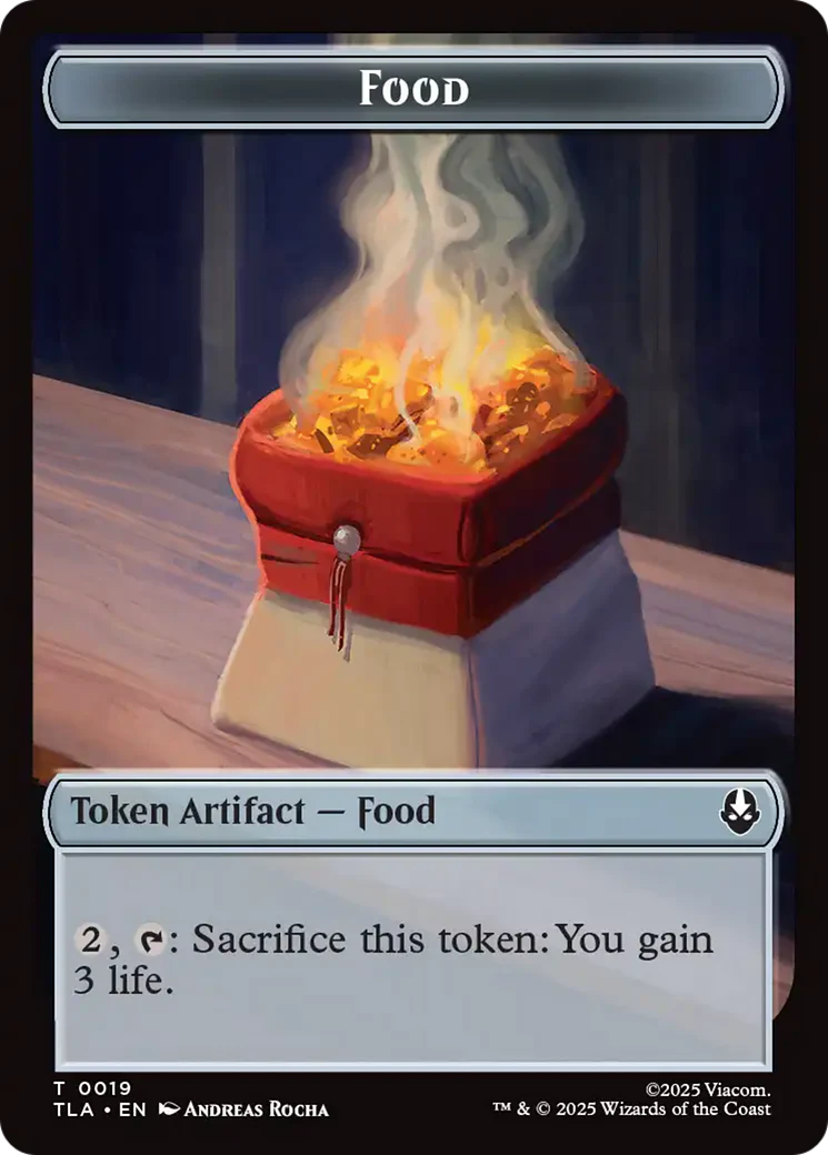 Ballistic Boulder // Food (0019) Double-Sided Token [Avatar: The Last Airbender Tokens] - Image 2