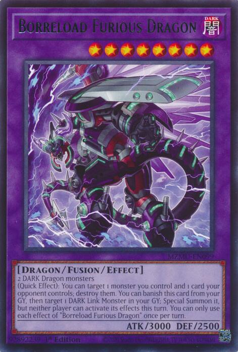 Borreload Furious Dragon [MZMU-EN099] Rare