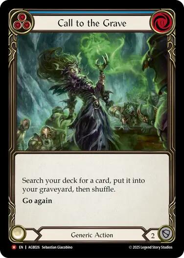 Call to Grave [AGB026] (Armory Deck: Gravy Bones)