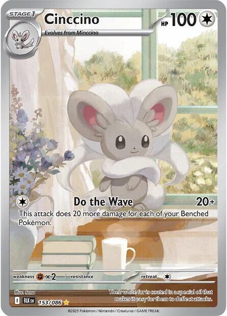 Cinccino (153/086) [Scarlet & Violet: Black Bolt]