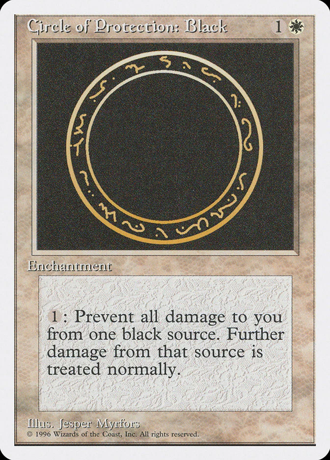 Circle of Protection: Black [Introductory Two-Player Set]