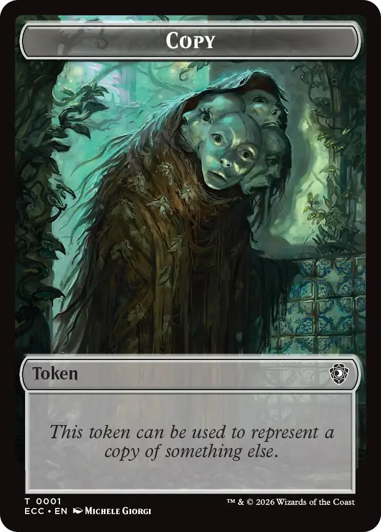 Copy // Elemental (0002) Double-Sided Token [Lorwyn Eclipsed Tokens]