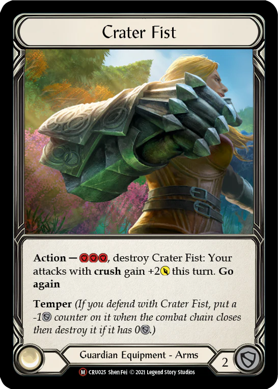 Crater Fist [U-CRU025] (Crucible of War Unlimited)  Unlimited Rainbow Foil