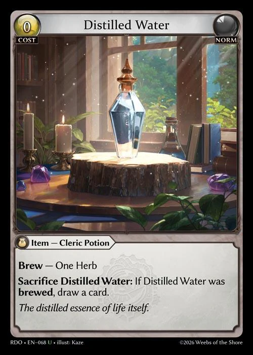 Distilled Water (Curio Foil) (68) [Radiant Origins]