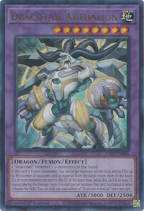 Dracotail Arthalion [JUSH-EN006] Ultra Rare