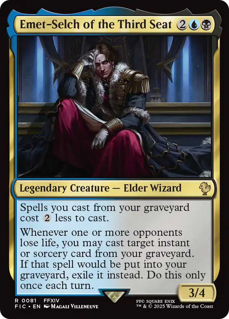 Emet-Selch of the Third Seat [FINAL FANTASY Commander]