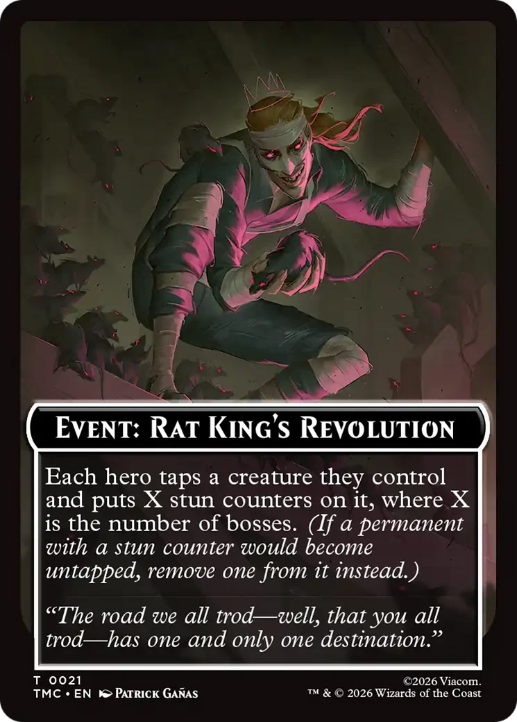 Event: Rat King's Revolution [Teenage Mutant Ninja Turtles Commander Tokens]