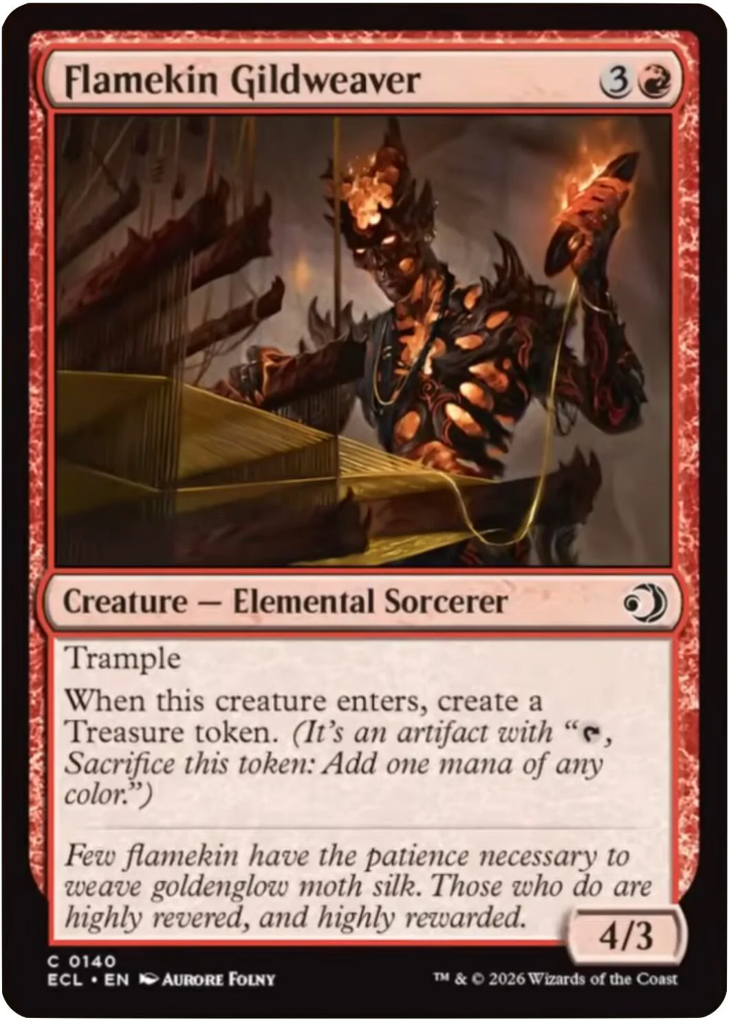 Flamekin Gildweaver [Lorwyn Eclipsed]
