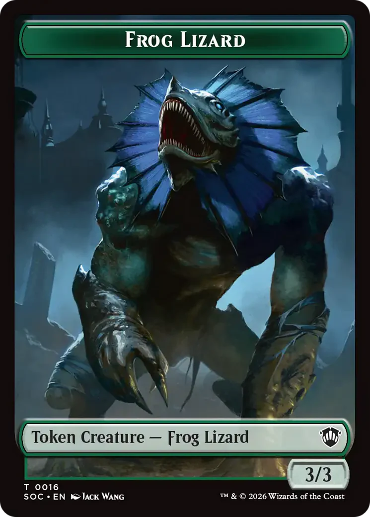 Food // Frog Lizard Double-Sided Token [Secrets of Strixhaven Commander Tokens] - Image 2