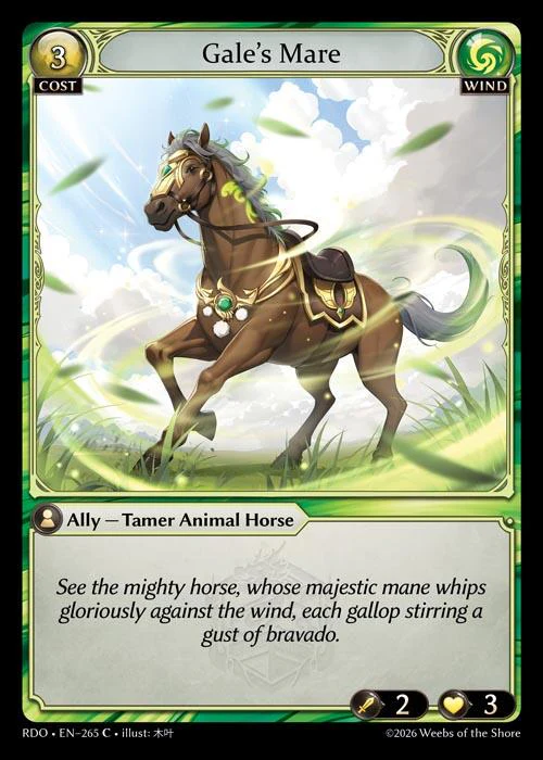Gale's Mare (Curio Foil) (265) [Radiant Origins]