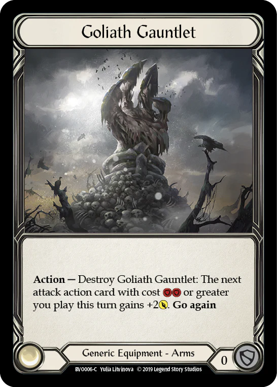 Goliath Gauntlet [BVO006-C] (Bravo Hero Deck)  1st Edition Normal