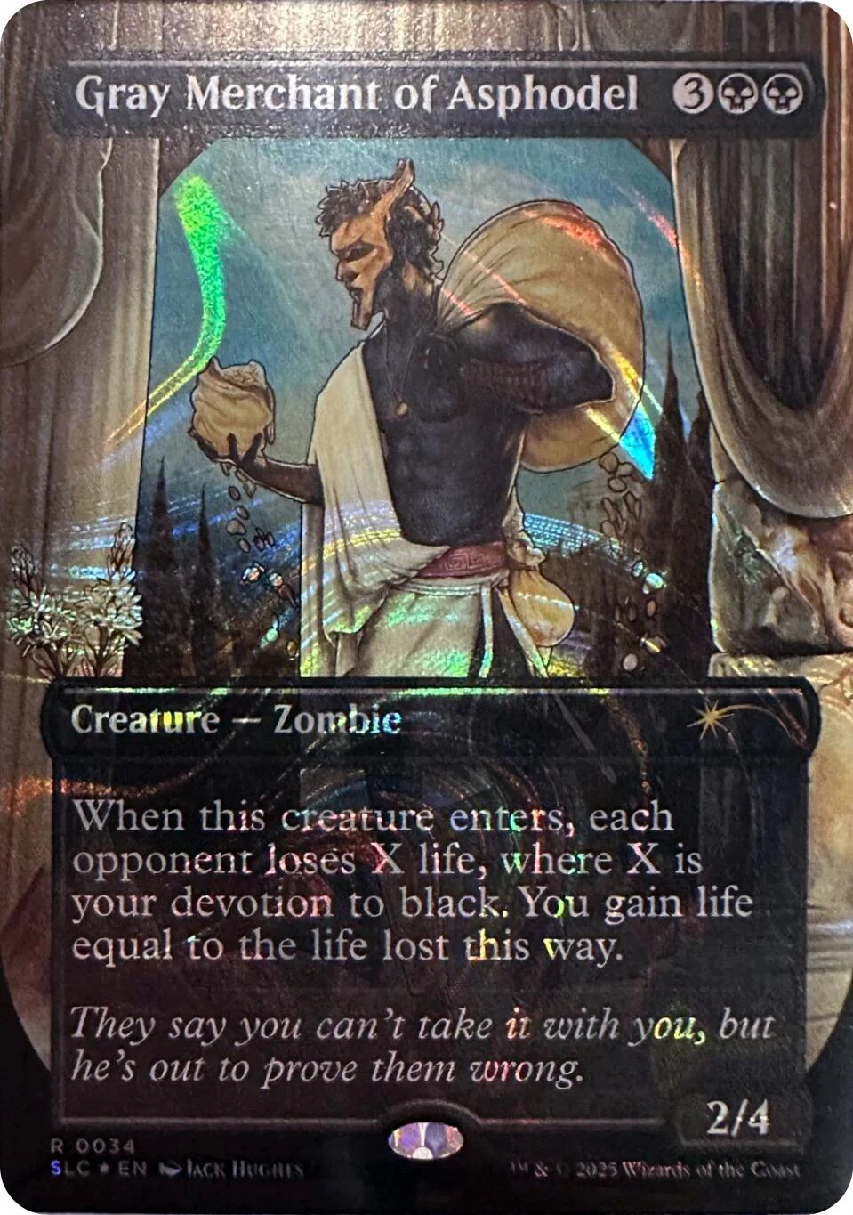 Gray Merchant of Asphodel (Halo Foil) [Secret Lair Countdown Kit]