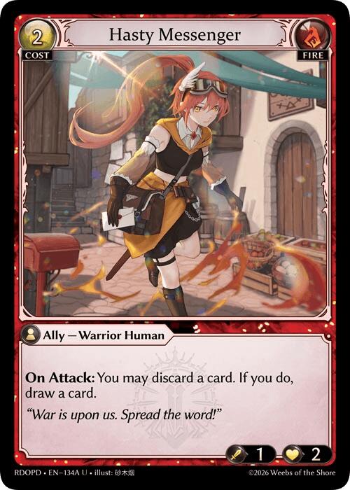 Hasty Messenger (134A) [Radiant Origins: Pantheon]