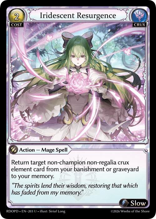 Iridescent Resurgence (203) [Radiant Origins: Pantheon]