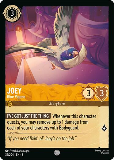 Joey - Blue Pigeon (36/204) [Reign of Jafar]