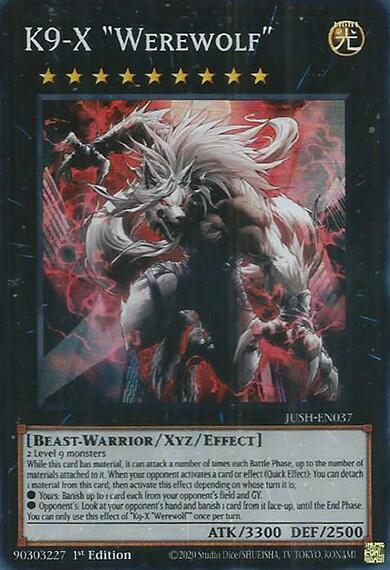 K9-X "Werewolf" [JUSH-EN037] Super Rare