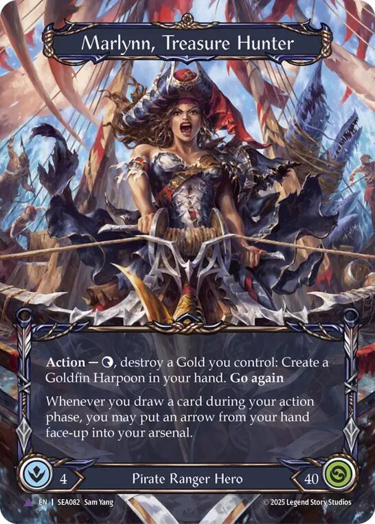 Marlynn, Treasure Hunter (Marvel) [SEA082] (High Seas)  Cold Foil - Image 2