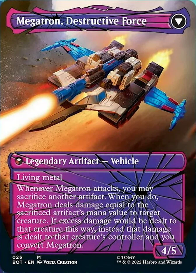 Megatron, Tyrant // Megatron, Destructive Force (Shattered Glass) [Transformers] - Image 2
