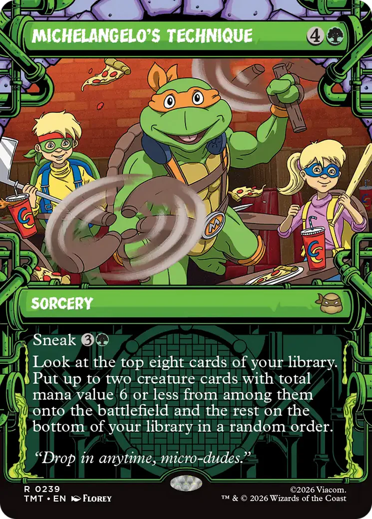 Michelangelo's Technique (Showcase) [Teenage Mutant Ninja Turtles]