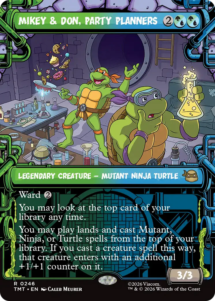 Mikey & Don, Party Planners (Showcase) [Teenage Mutant Ninja Turtles]