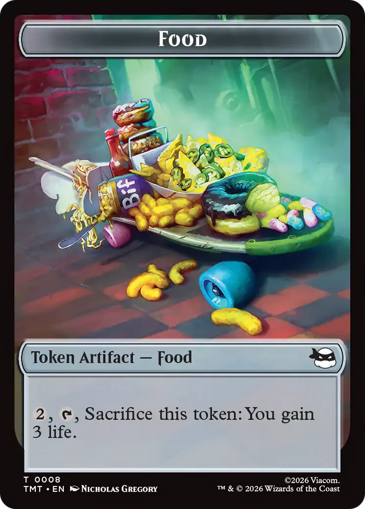 Mutagen // Food Double-Sided Token [Teenage Mutant Ninja Turtles Tokens] - Image 2