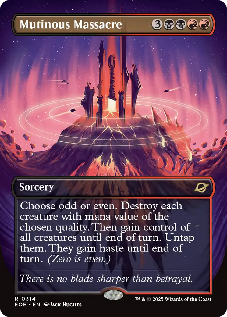 Mutinous Massacre (Borderless) [Edge of Eternities]
