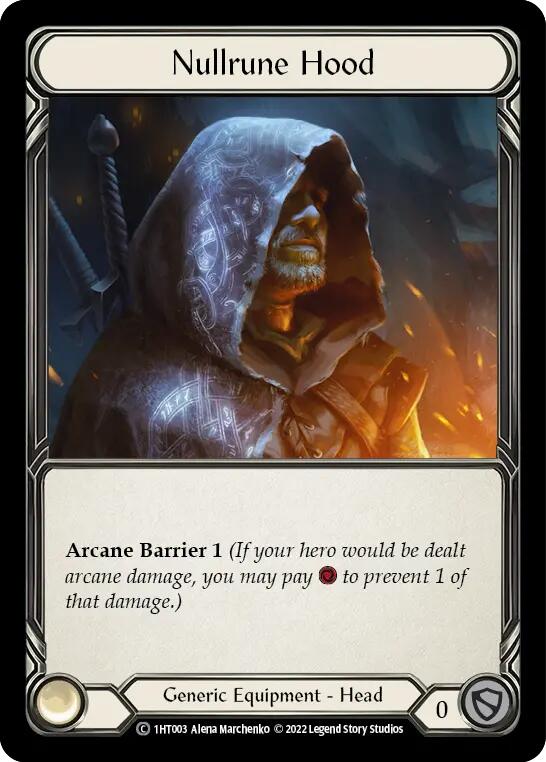 Nullrune Hood [1HT003] (History Pack 1 Dorinthea Blitz Deck)