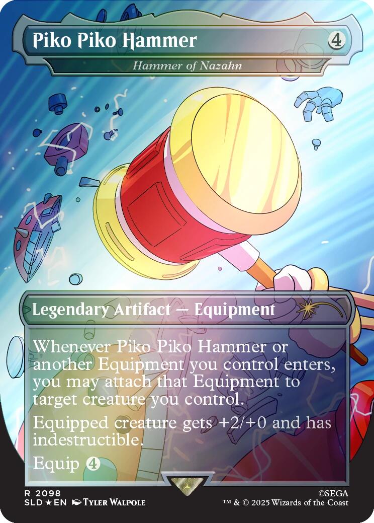 Piko Piko Hammer - Hammer of Nazahn (Rainbow Foil) [Secret Lair Drop Series]