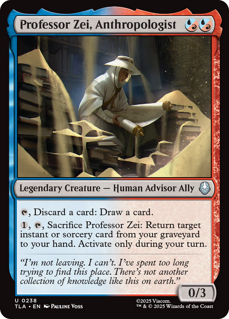 Professor Zei, Anthropologist [Avatar: The Last Airbender]