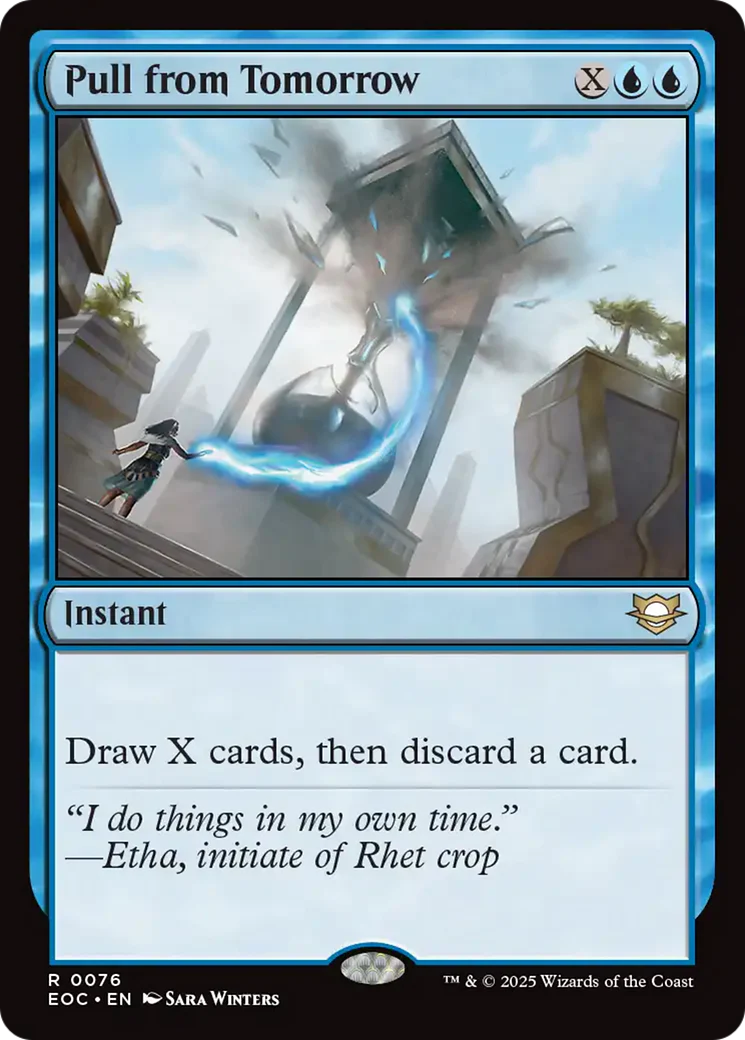 Pull from Tomorrow [Edge of Eternities Commander]