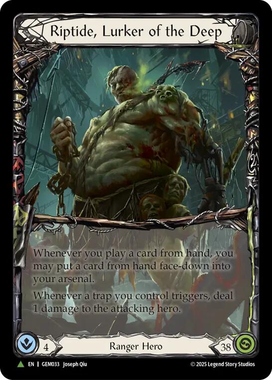 Riptide, Lurker of the Deep (Marvel) [GEM033] (GEM Pack 2)  Cold Foil - Image 2