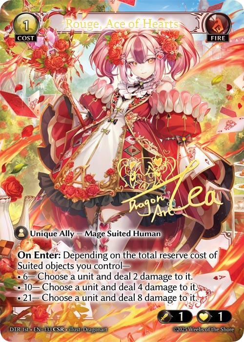 Rouge, Ace of Hearts (CSR) (133) [Distorted Reflections]