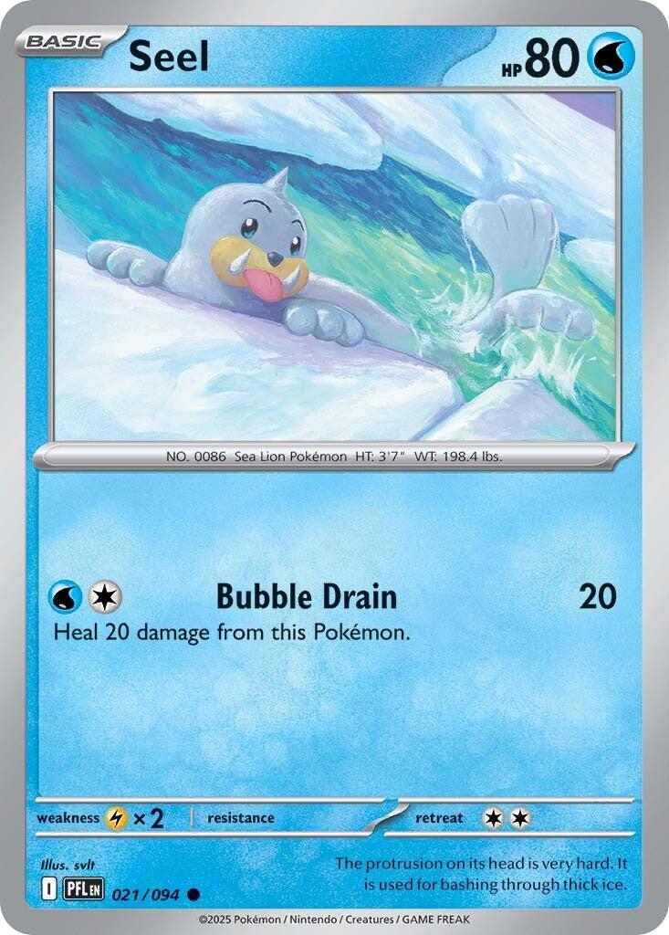 Seel (021/094) [Mega Evolution: Phantasmal Flames]