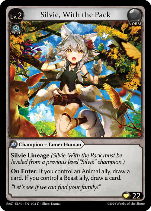 Silvie, With the Pack (003) [Silvie Re:Collection, Slime Sovereign Lite]