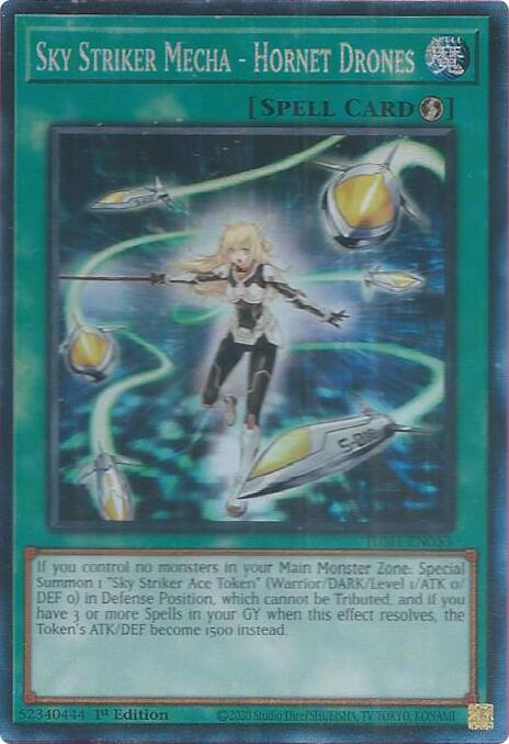 Sky Striker Mecha - Hornet Drones (CR) [JUSH-EN053] Collector's Rare