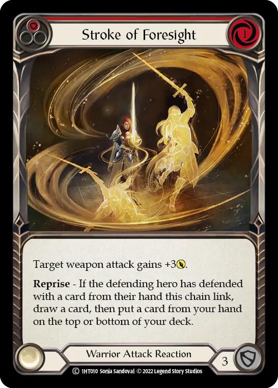 Stroke of Foresight (Red) [1HT010] (History Pack 1 Dorinthea Blitz Deck)
