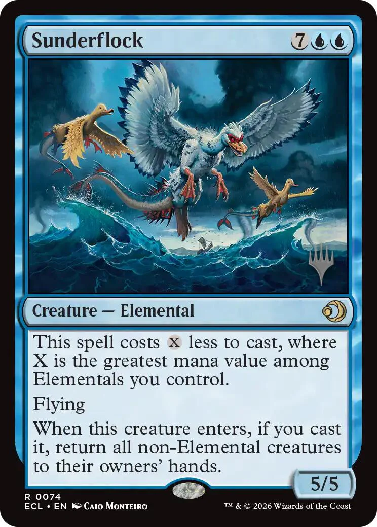 Sunderflock [Lorwyn Eclipsed Promos]