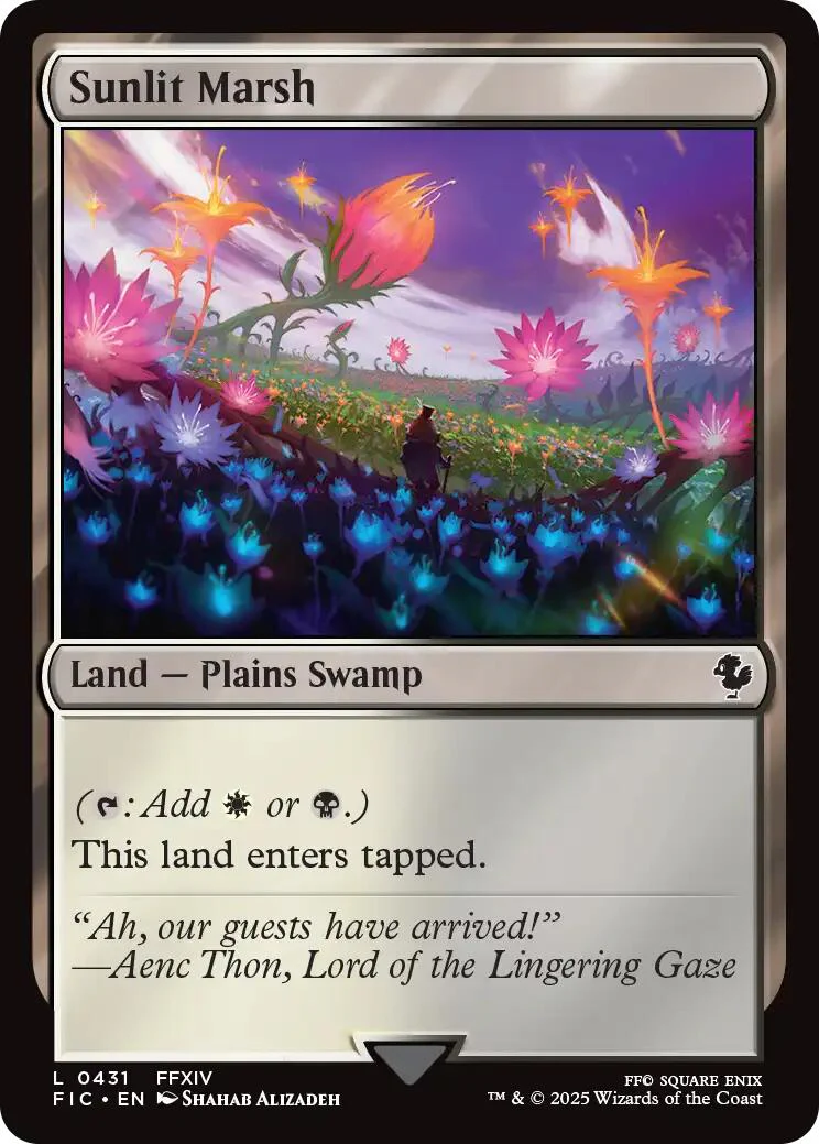 Sunlit Marsh (Surge Foil) [FINAL FANTASY Commander]