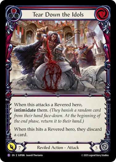 Tear Down the Idols [SUP086] (Super Slam)  Rainbow Foil