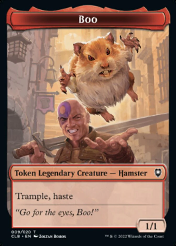 Treasure // Boo Double-Sided Token [Commander Legends: Battle for Baldur's Gate Tokens] - Image 2