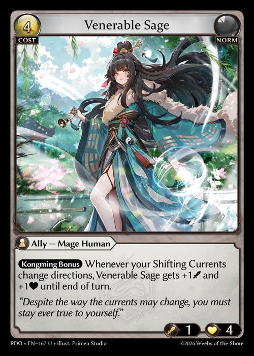Venerable Sage (Curio Foil) (167) [Radiant Origins]