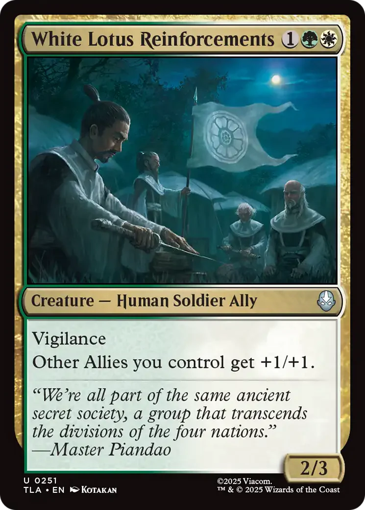 White Lotus Reinforcements [Avatar: The Last Airbender]